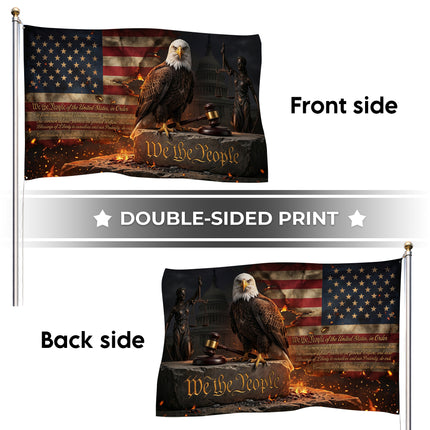 SP-01 USA Patriotic Outdoor Flag Honor Courage Sacrifice Memorial Service