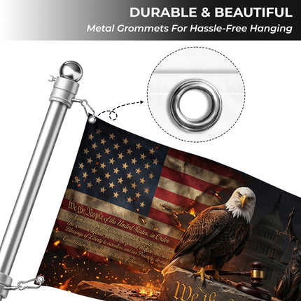 SP-01 USA Patriotic Outdoor Flag Honor Courage Sacrifice Memorial Service