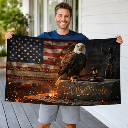 SP-01 USA Patriotic Outdoor Flag Honor Courage Sacrifice Memorial Service