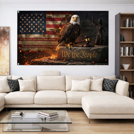 SP-01 USA Patriotic Outdoor Flag Honor Courage Sacrifice Memorial Service