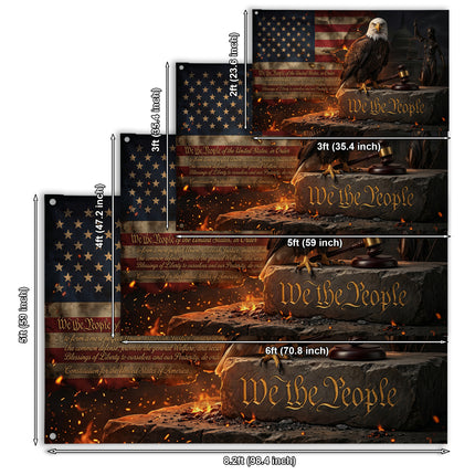 SP-01 USA Patriotic Outdoor Flag Honor Courage Sacrifice Memorial Service