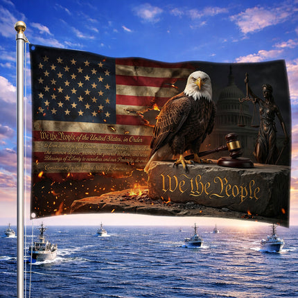 SP-01 USA Patriotic Outdoor Flag Honor Courage Sacrifice Memorial Service