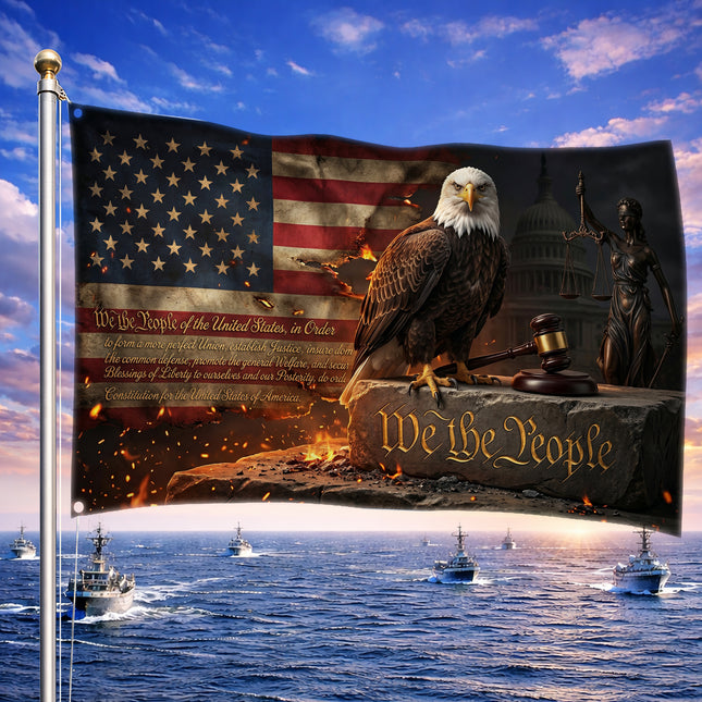 SP-01 USA Patriotic Outdoor Flag Honor Courage Sacrifice Memorial Service