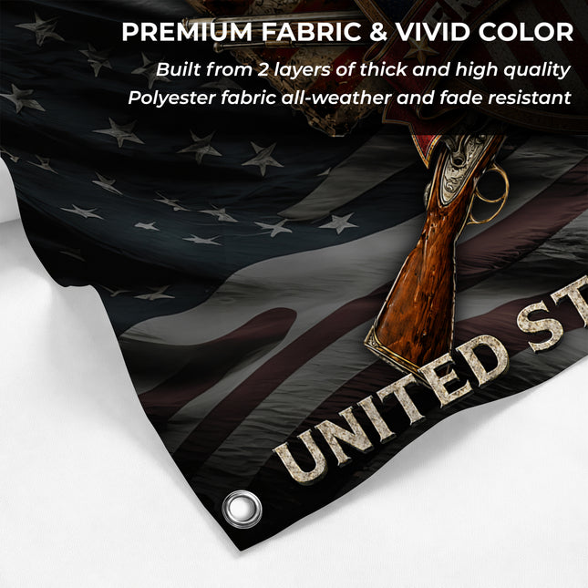 SP-01 Christian Porch Flag Freedom and Blessings Patriotic Festival