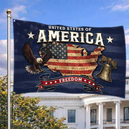 SP-01 American Faith Flag Religious Freedom Patriotic Community Festival