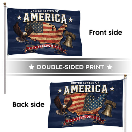 SP-01 American Faith Flag Religious Freedom Patriotic Community Festival