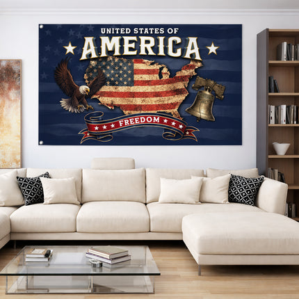 SP-01 American Faith Flag Religious Freedom Patriotic Community Festival