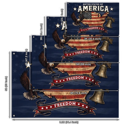 SP-01 American Faith Flag Religious Freedom Patriotic Community Festival