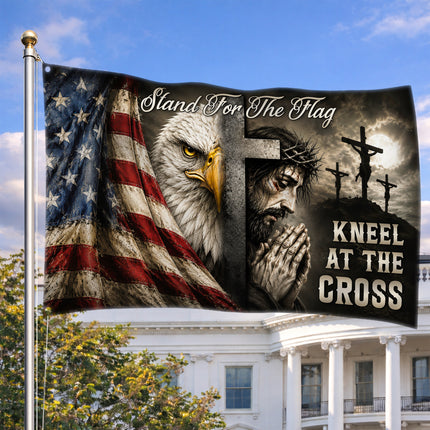 SP-01 Stand for the Flag Christian American Grommet Flag