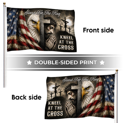 SP-01 Stand for the Flag Christian American Grommet Flag