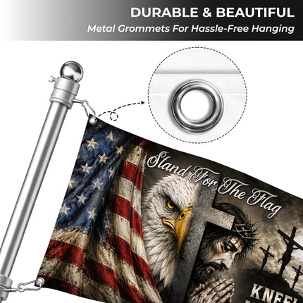 SP-01 Stand for the Flag Christian American Grommet Flag
