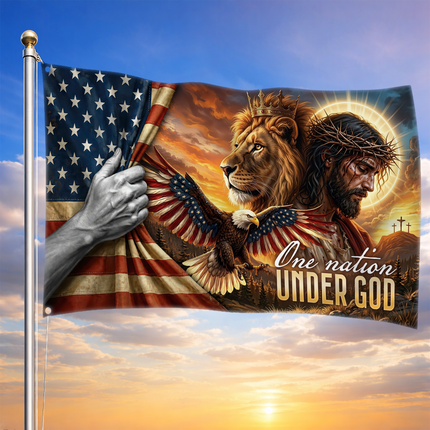 SP-01 United States of America Christian Patriotic Flag Constitution Day