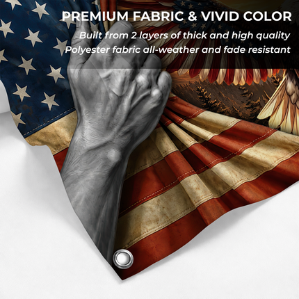 SP-01 United States of America Christian Patriotic Flag Constitution Day