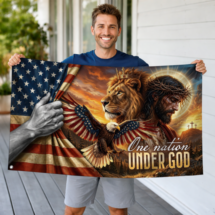 SP-01 United States of America Christian Patriotic Flag Constitution Day