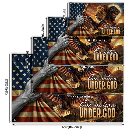 SP-01 United States of America Christian Patriotic Flag Constitution Day