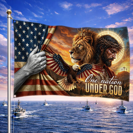 SP-01 United States of America Christian Patriotic Flag Constitution Day