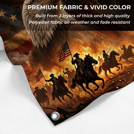 SP-01 Christian Faith One Nation Under God Patriotic Flag Fourth of July