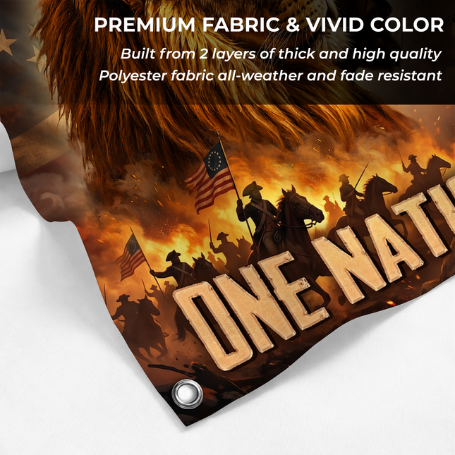 SP-01 Lion of Judah Flag One Nation Under God Patriotic Holiday