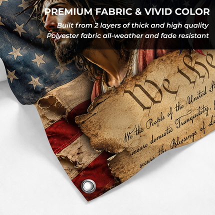 SP-01 We The People One Nation Under God Faith Flag Memorial Day