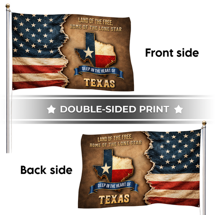 Texas Grommet Flag Cowboy Country Eagle Bluebonnet Western