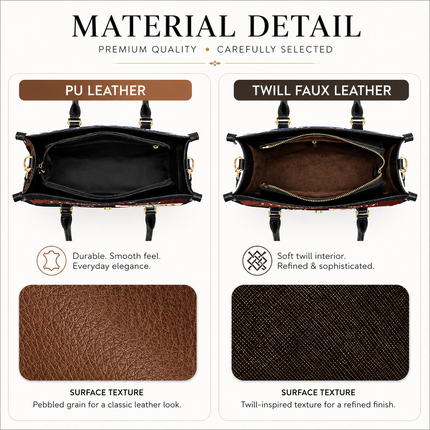 Teacher Leather Handbag Daily Affirmations Positive Quotes