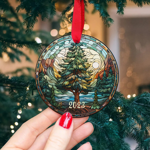 Christmas Tree 2023 Ceramic Ornament