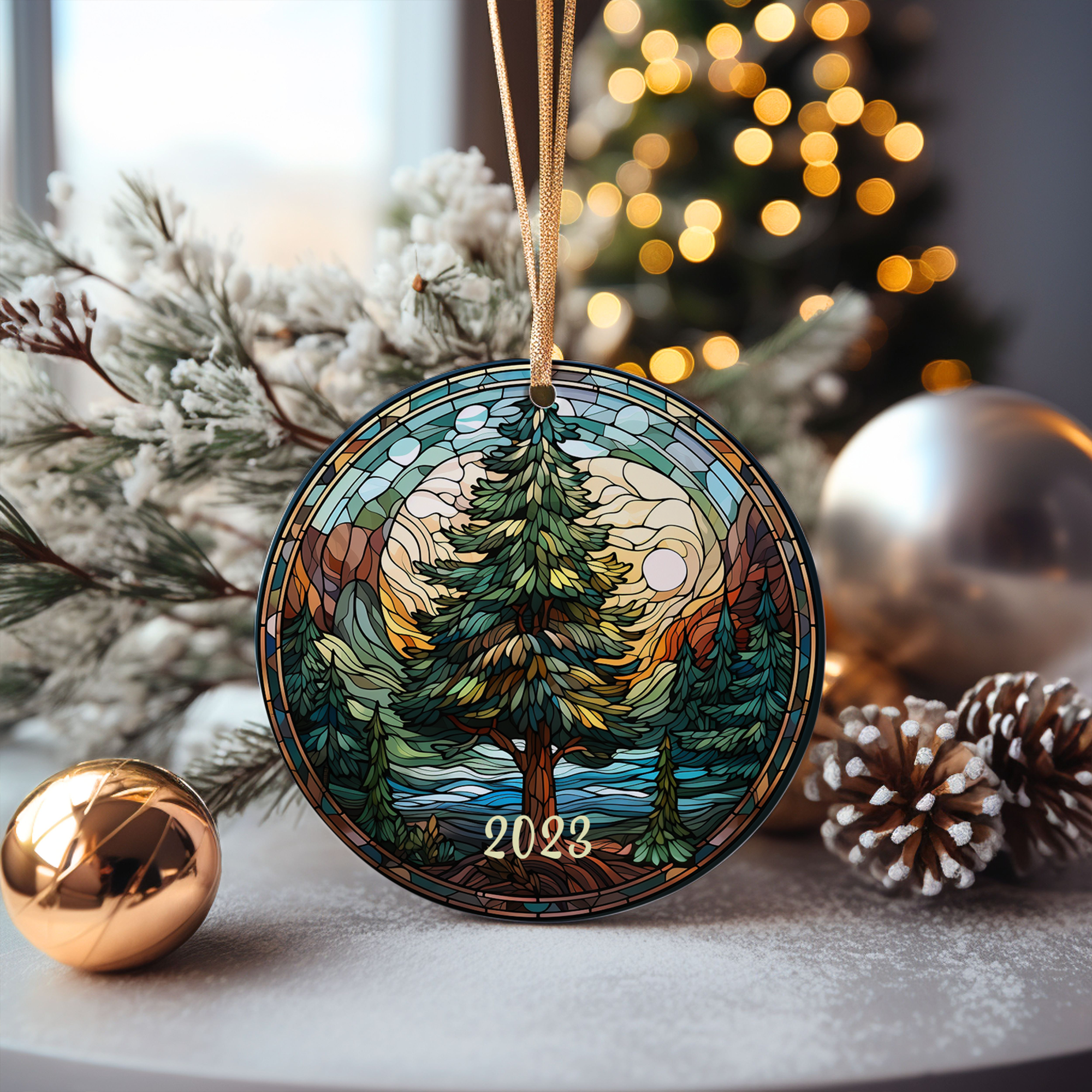 Christmas Tree 2023 Ceramic Ornament