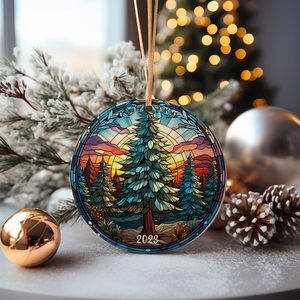 Christmas Tree 2023 Ceramic Ornament