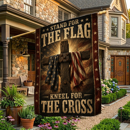 Stand For The Flag Kneel For The Cross Flag