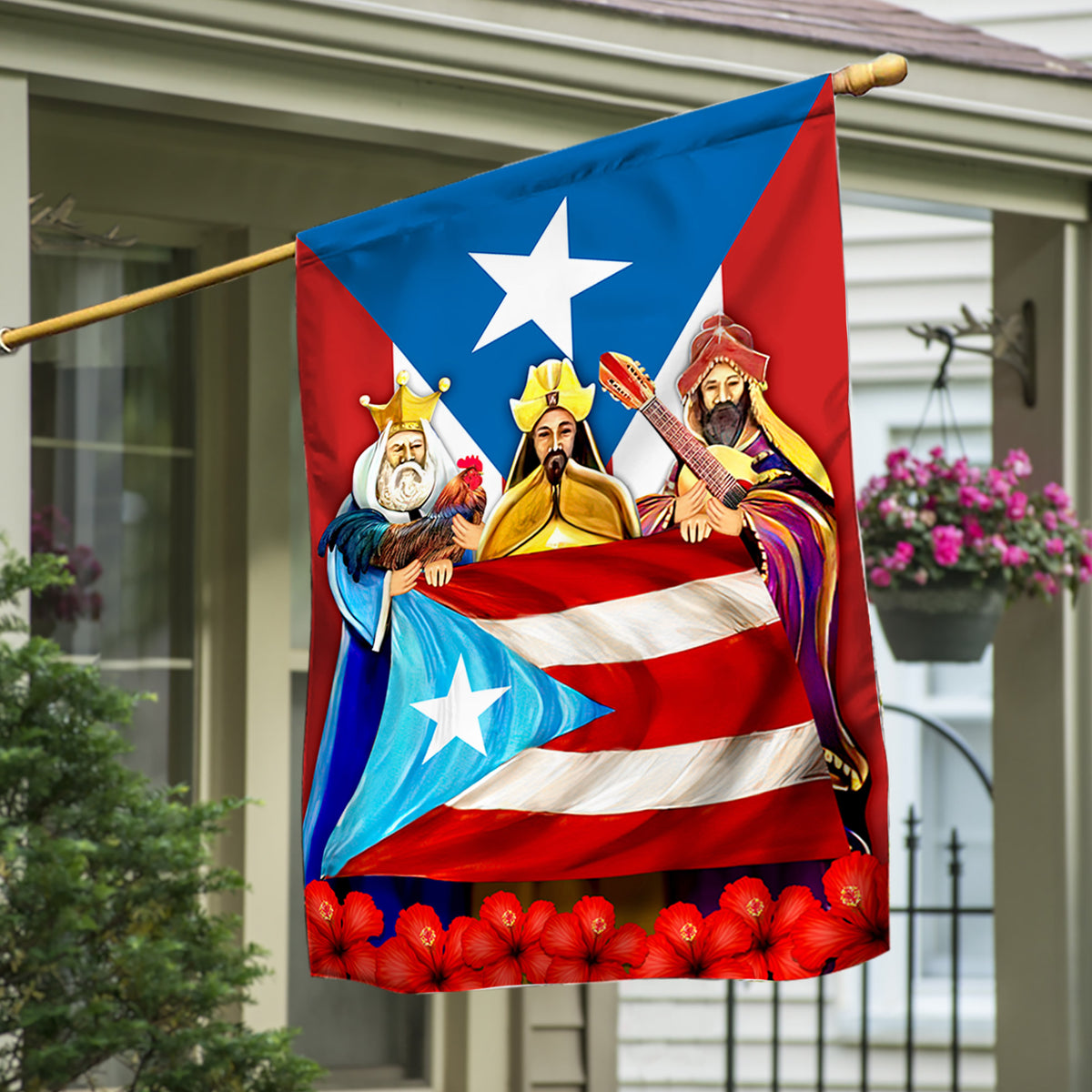 Three Kings Day Puerto Rico Flag 2