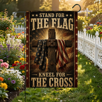 Stand For The Flag Kneel For The Cross Flag