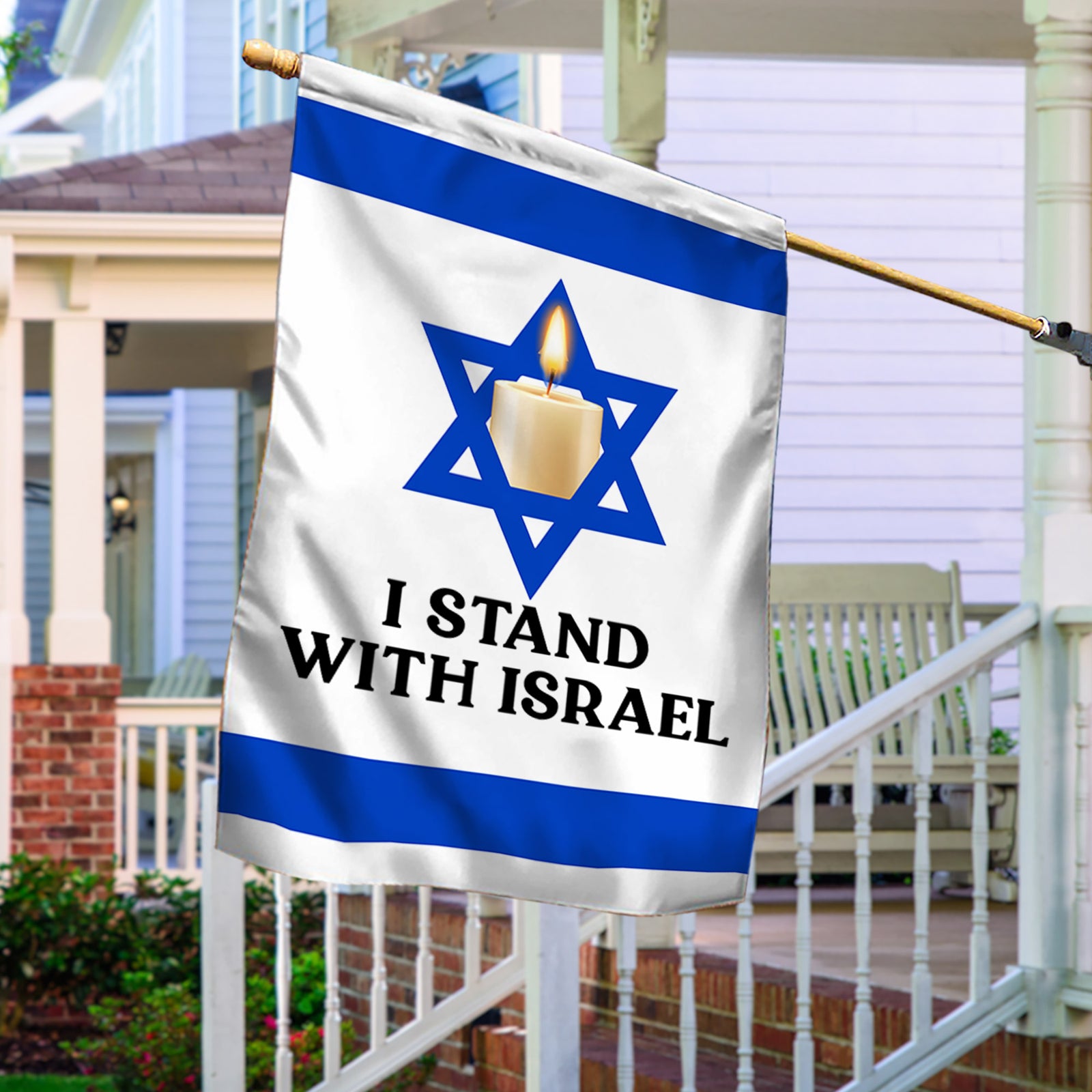 I Stand With Israel Flag