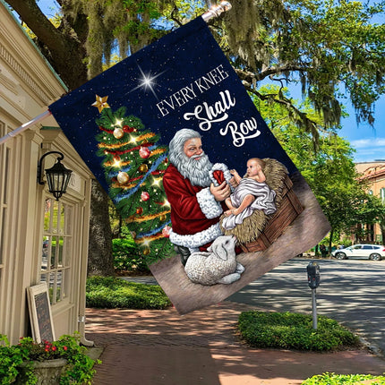 Every Knee Shall Bow Flag - Charming Present