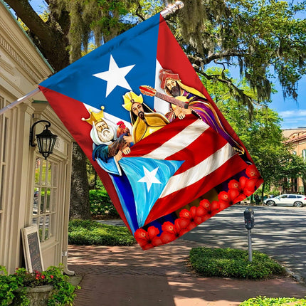 Three Kings Day Puerto Rico Flag 2 - Charming Present