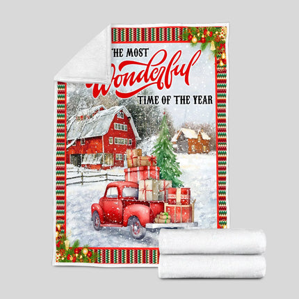 It's The Most Wonderful Time Of The Year Quilt Blanket - Merry Christmas Gift - Charming Present