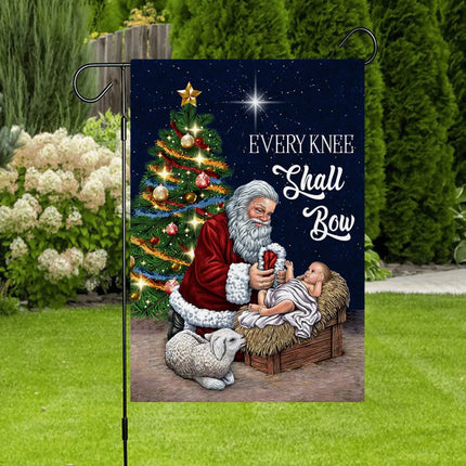 Every Knee Shall Bow Flag - Charming Present