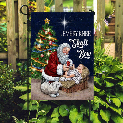 Every Knee Shall Bow Flag - Charming Present