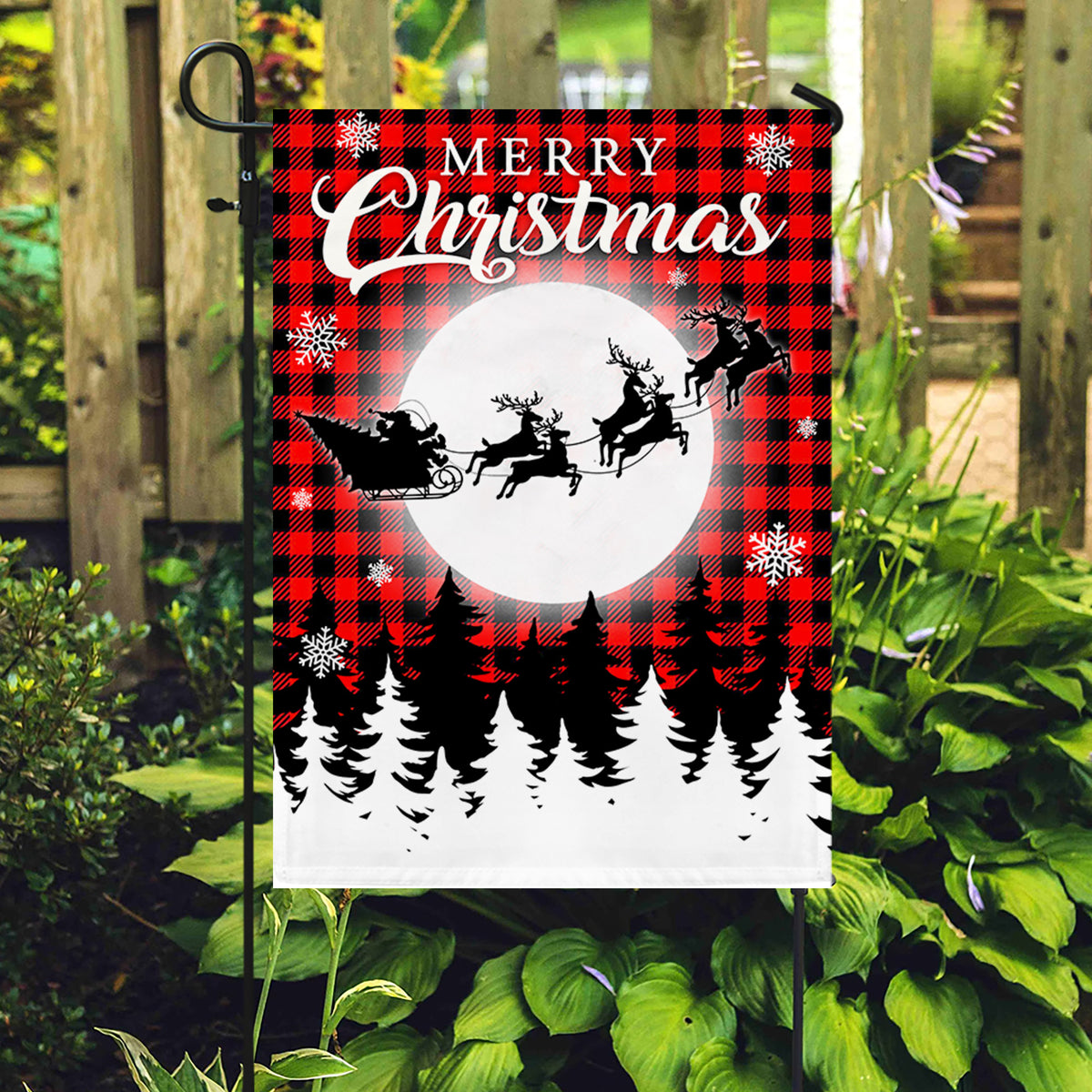 Merry Christmas Flag - Christmas Holiday Decoration
