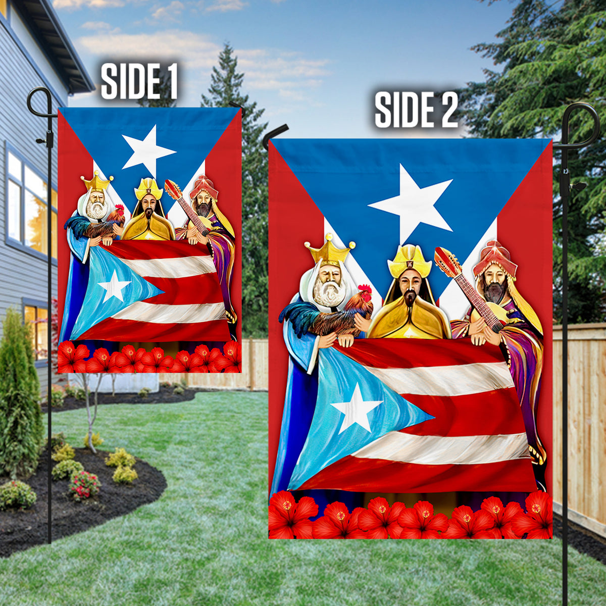 Three Kings Day Puerto Rico Flag 2