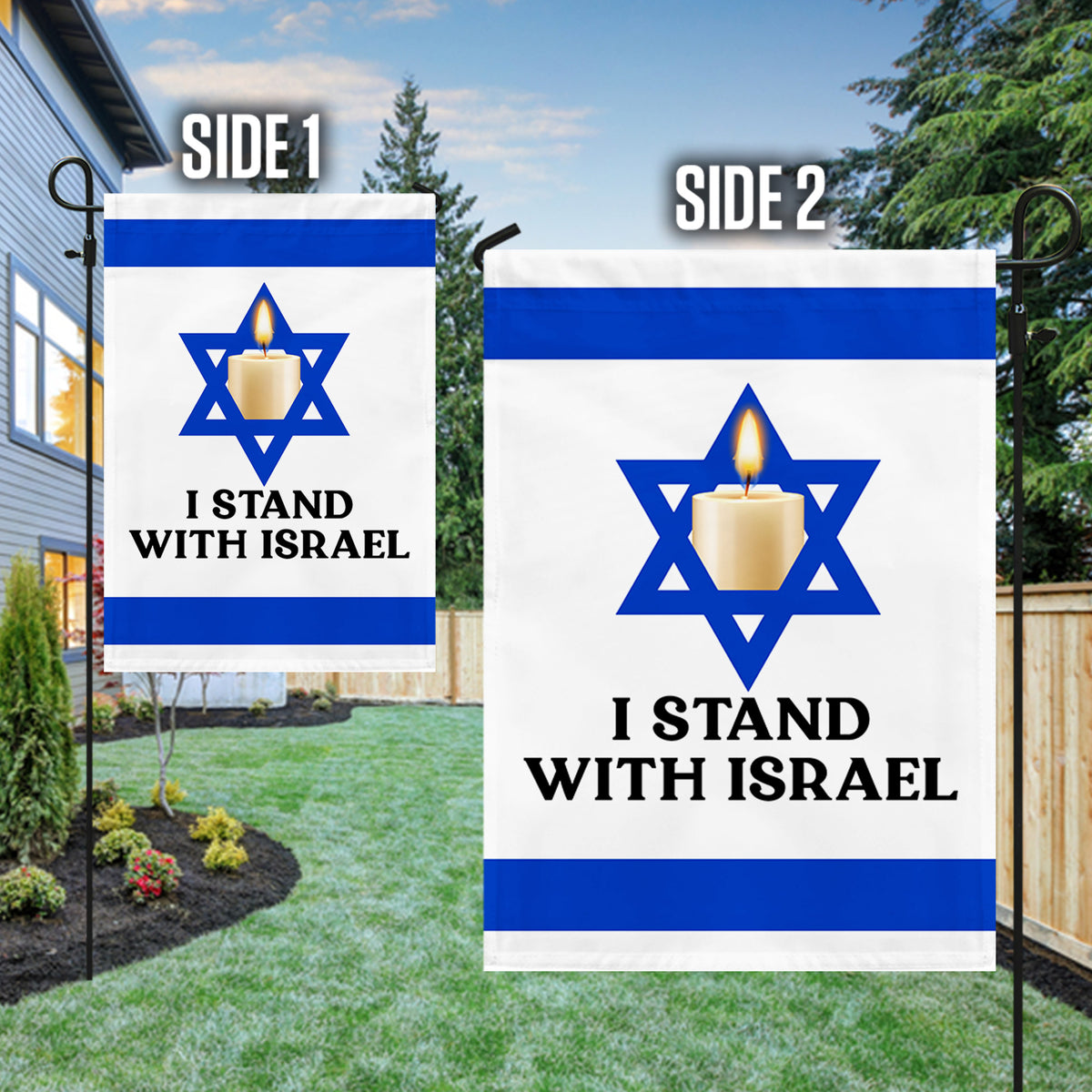 I Stand With Israel Flag