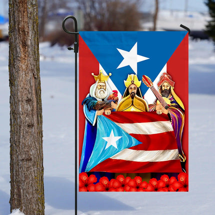 Three Kings Day Puerto Rico Flag 2 - Charming Present