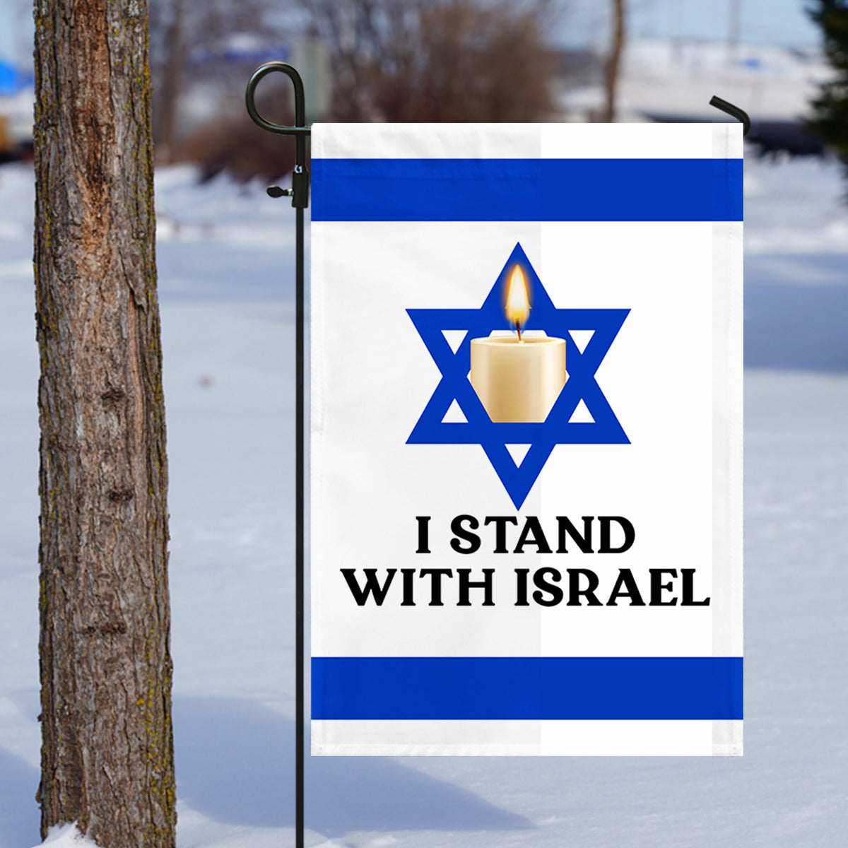 I Stand With Israel Flag