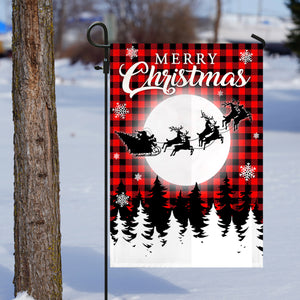 Merry Christmas Flag - Christmas Holiday Decoration