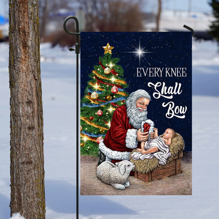 Every Knee Shall Bow Flag - Charming Present