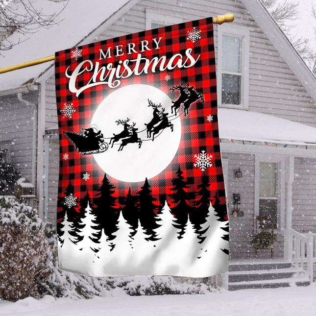 Merry Christmas Flag - Christmas Holiday Decoration - Charming Present