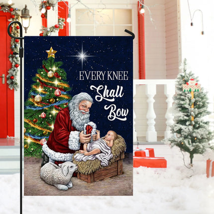 Every Knee Shall Bow Flag - Charming Present