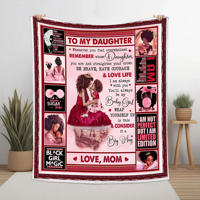 To My Daughter - You Will Always Be My Baby Girl Quilt Blanket - Gift For Daughter - Charming Present