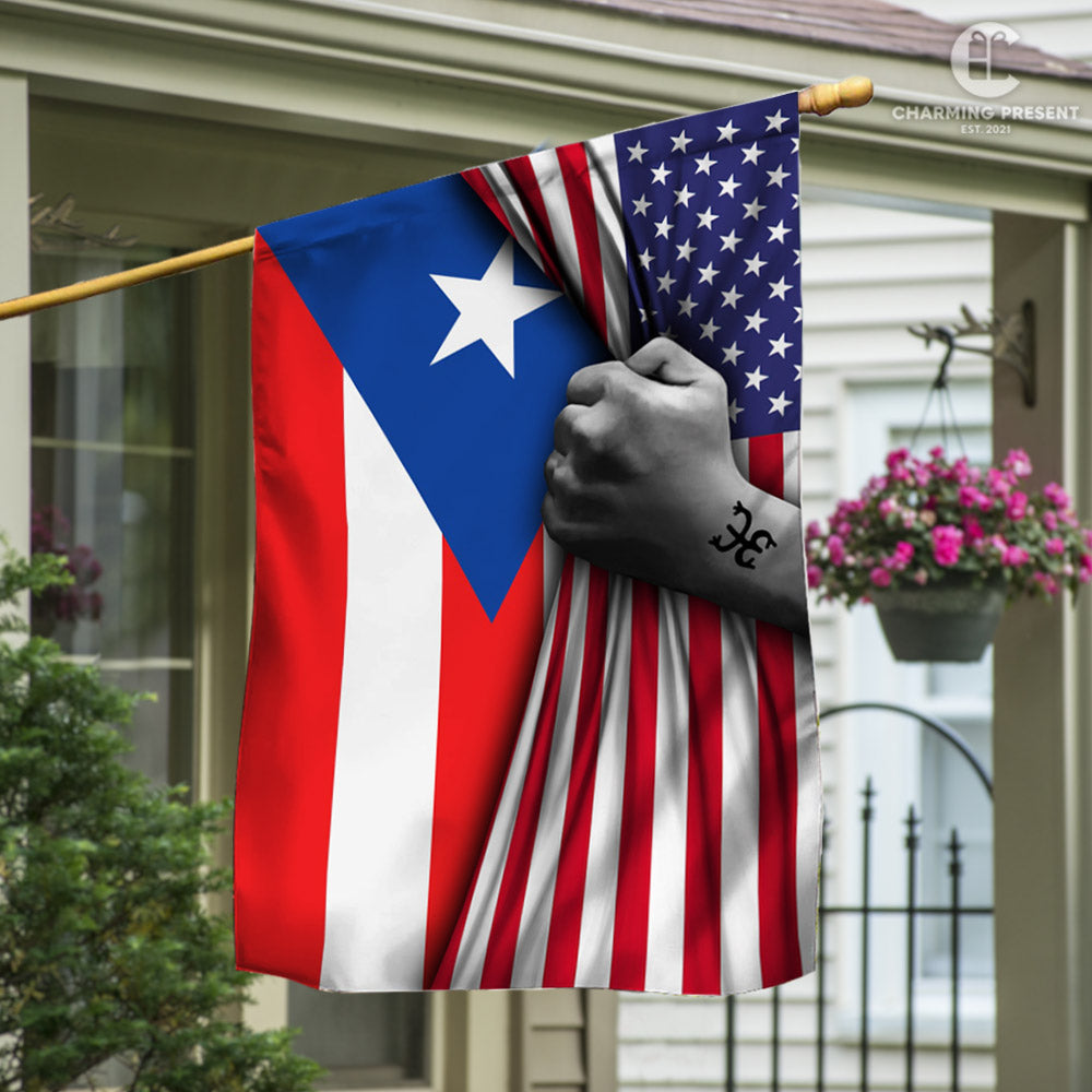 Puerto Rico Flag - American Puerto Rico Decoration
