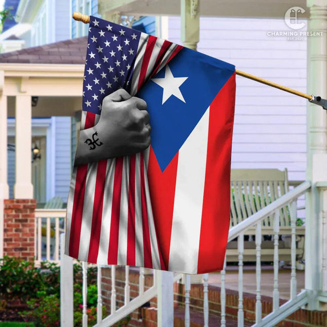 Puerto Rico Flag - American Puerto Rico Decoration - Charming Present