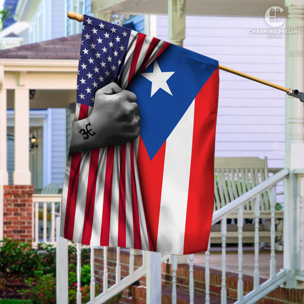 Puerto Rico Flag - American Puerto Rico Decoration